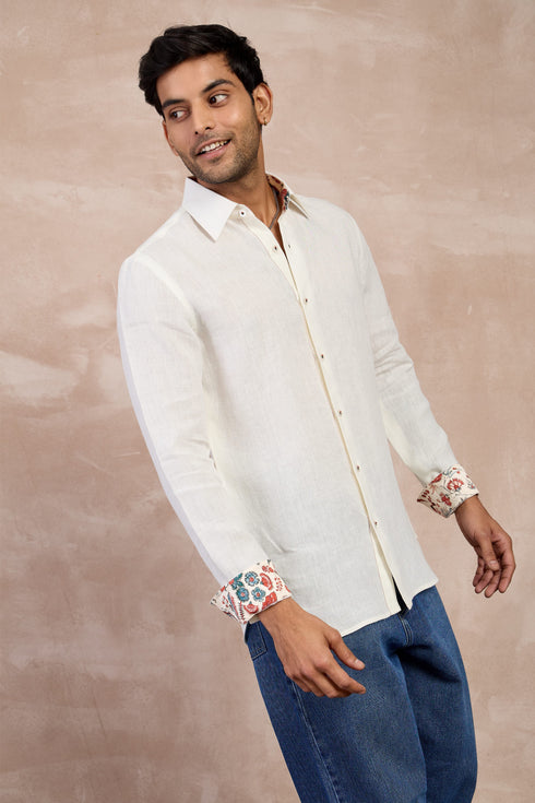 Floret Threads Linen Shirt